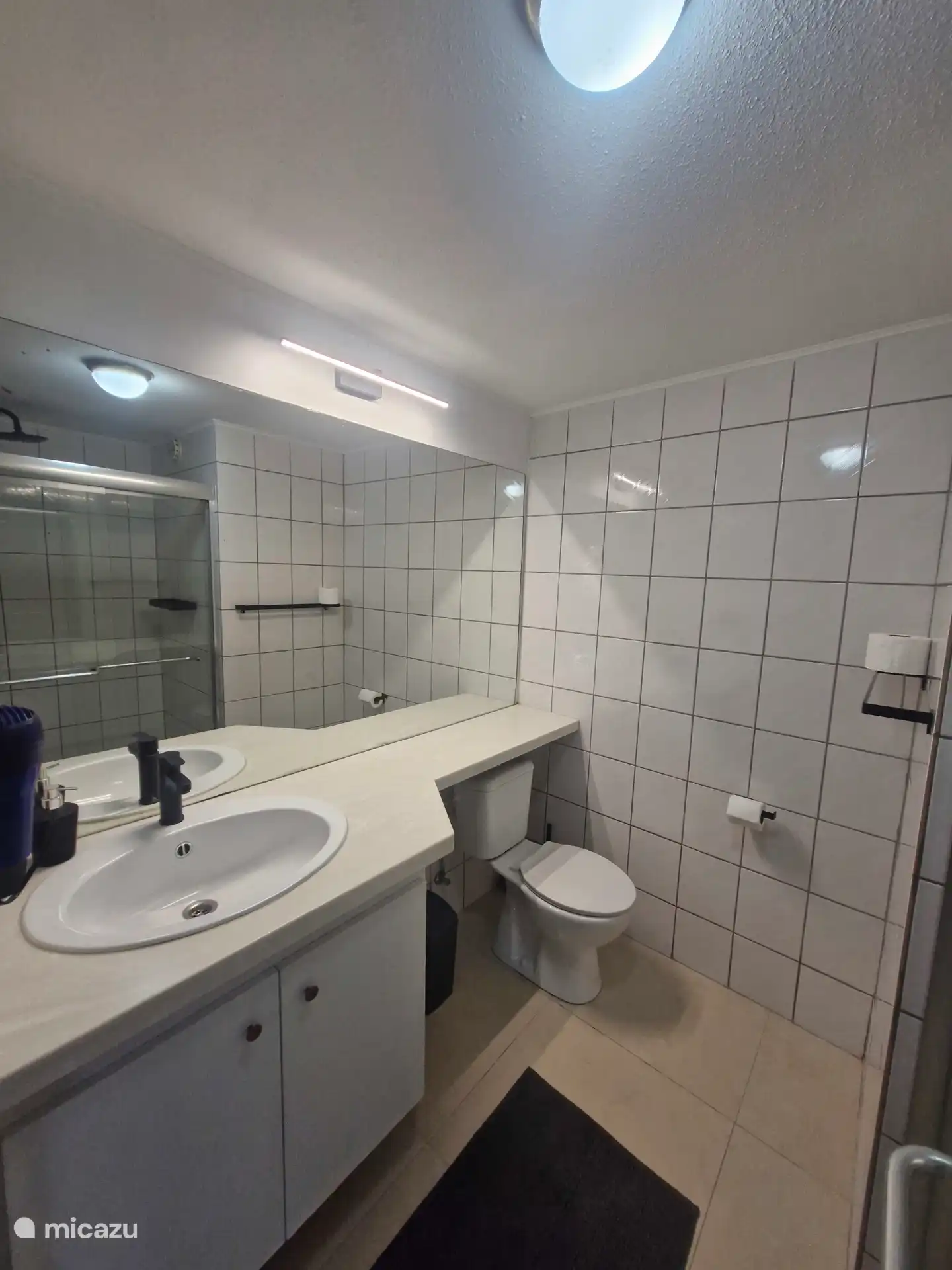 Badkamer met ruime wasbak