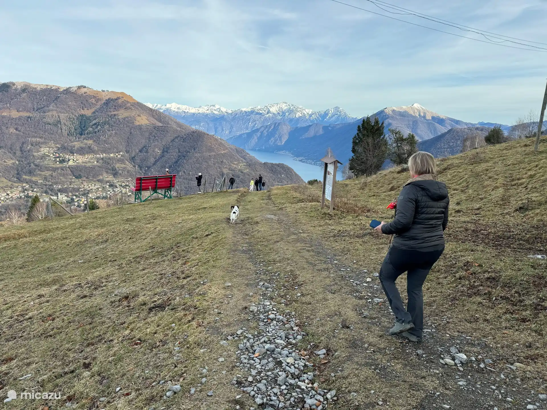Winterwanderung im Valle d'Intelvi.