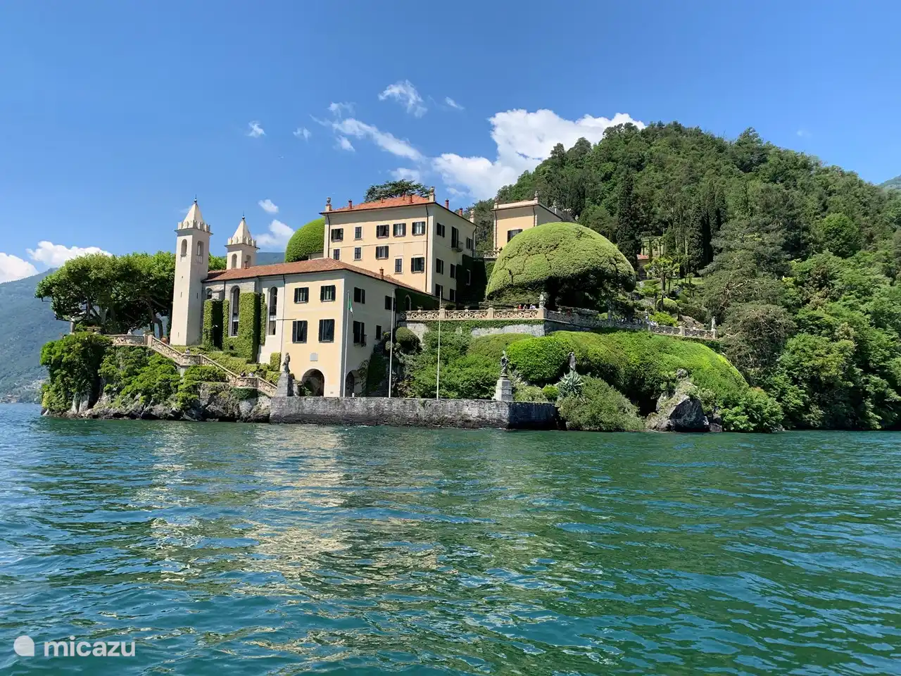 Bootsfahrt auf dem Comer See...Villa Balbianello, einen Besuch wert.