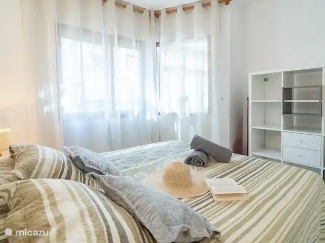 casa linda en España, Costa del Sol, Mijas Costa - apartamento Dormitorio principal con impresionantes vistas