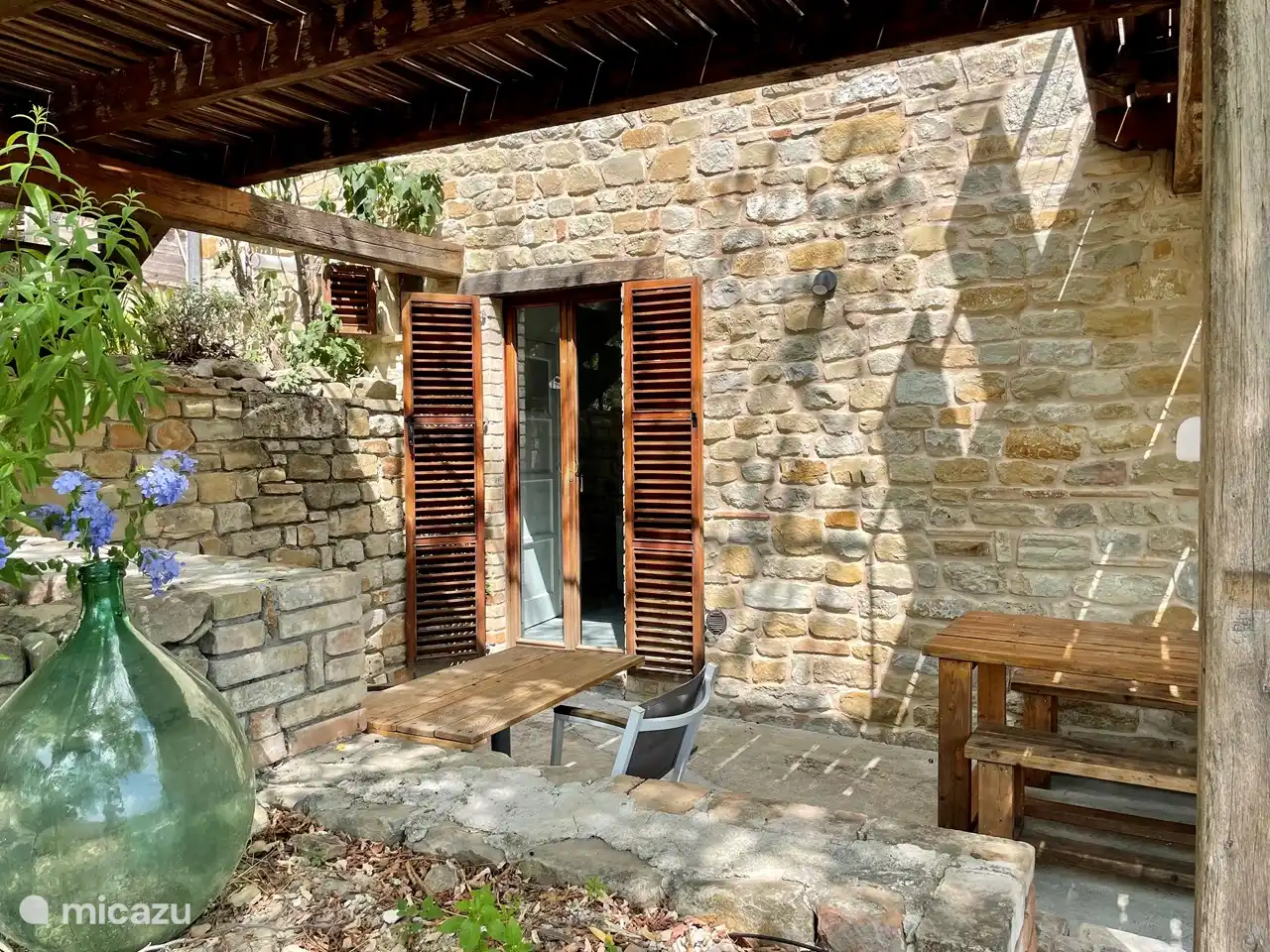 The window doors of the second bedroom