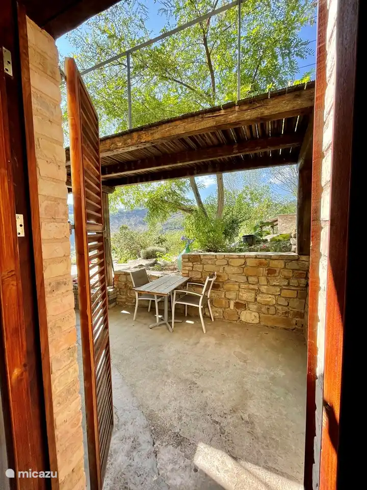 French doors of bedroom two