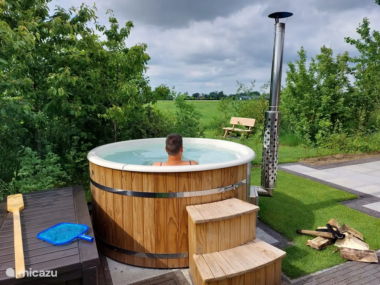 Entspannen Sie sich im Whirlpool