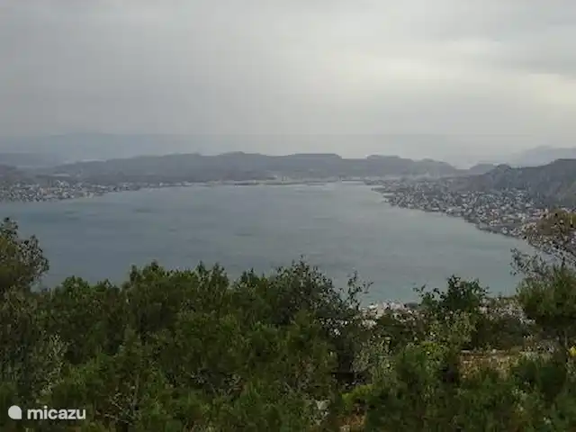 Villa Novina | Grèce, Égine, Salamina - villa vue depuis la tour de transmission