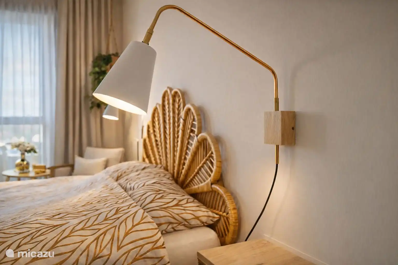 heerlijk chillen in de ruime slaapkamer