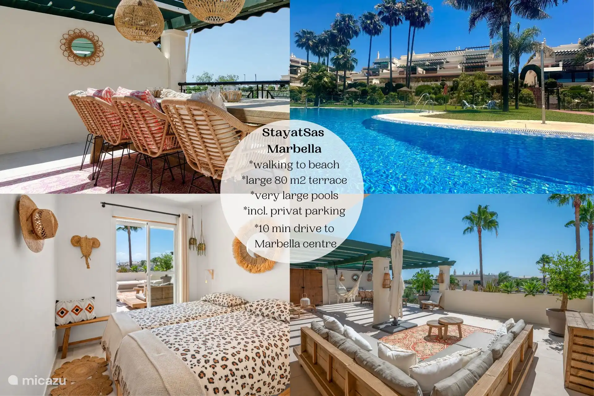 StayatSas Laufdistanz. Strand Marbella in Spanien, Costa del Sol, Marbella - appartement