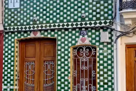 Karakteristieke huizen in El Cabanyal.