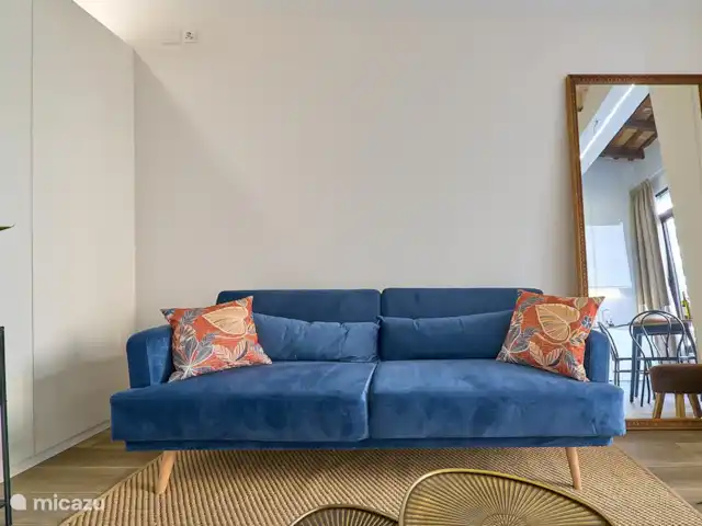 Tres Reinas Valencia - Reina 2 huren in Spanje, Valencia, Valencia (stad) - appartement De bank - ook bruikbaar als slaapbank door de rugleuning neer te klappen.