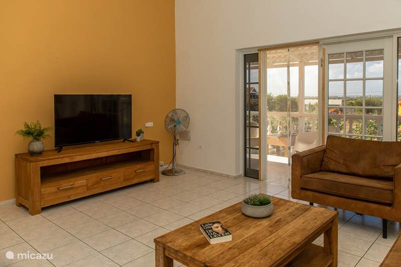 Vakantiehuis Bonaire, Bonaire, Santa Barbara Appartement Sunset: ruim appartement en zeezicht