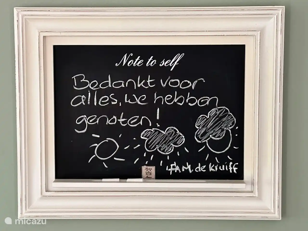 Schöne Reaktion zufriedener Mieter an der Tafel