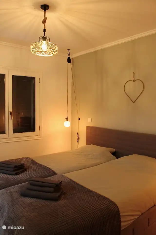 Bedroom with bathroom en suite.