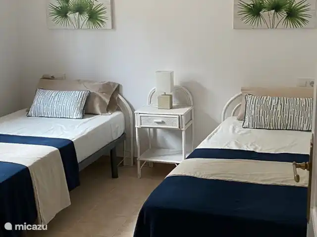 Villa Bella Vista | Espagne, Costa Blanca, Dénia - villa Chambre 2 lits 90 cms, climatisation et ventilateur de plafond