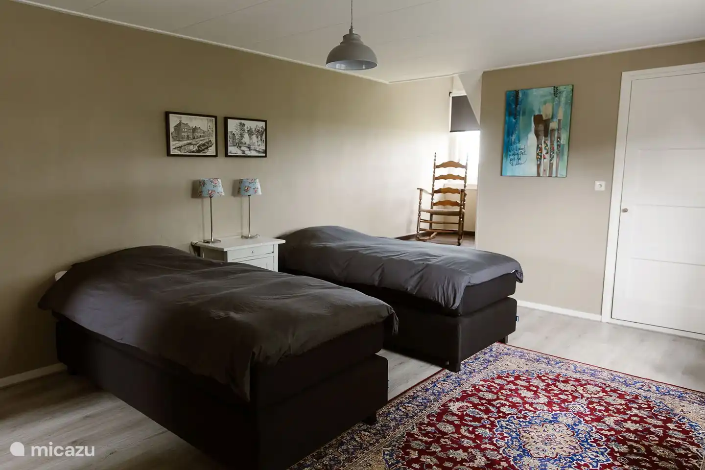 Schlafzimmer im Obergeschoss.