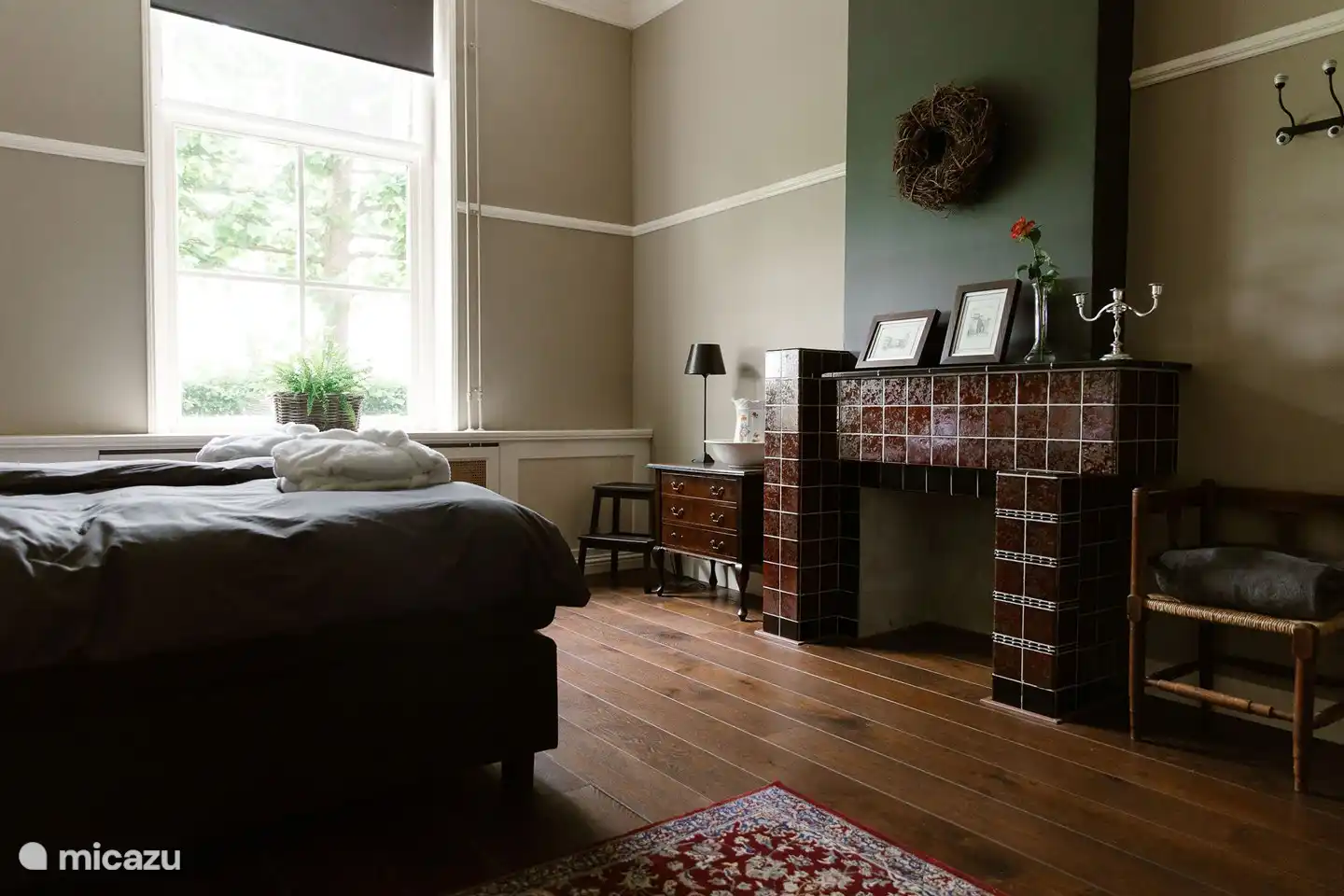 Schlafzimmer im Erdgeschoss.