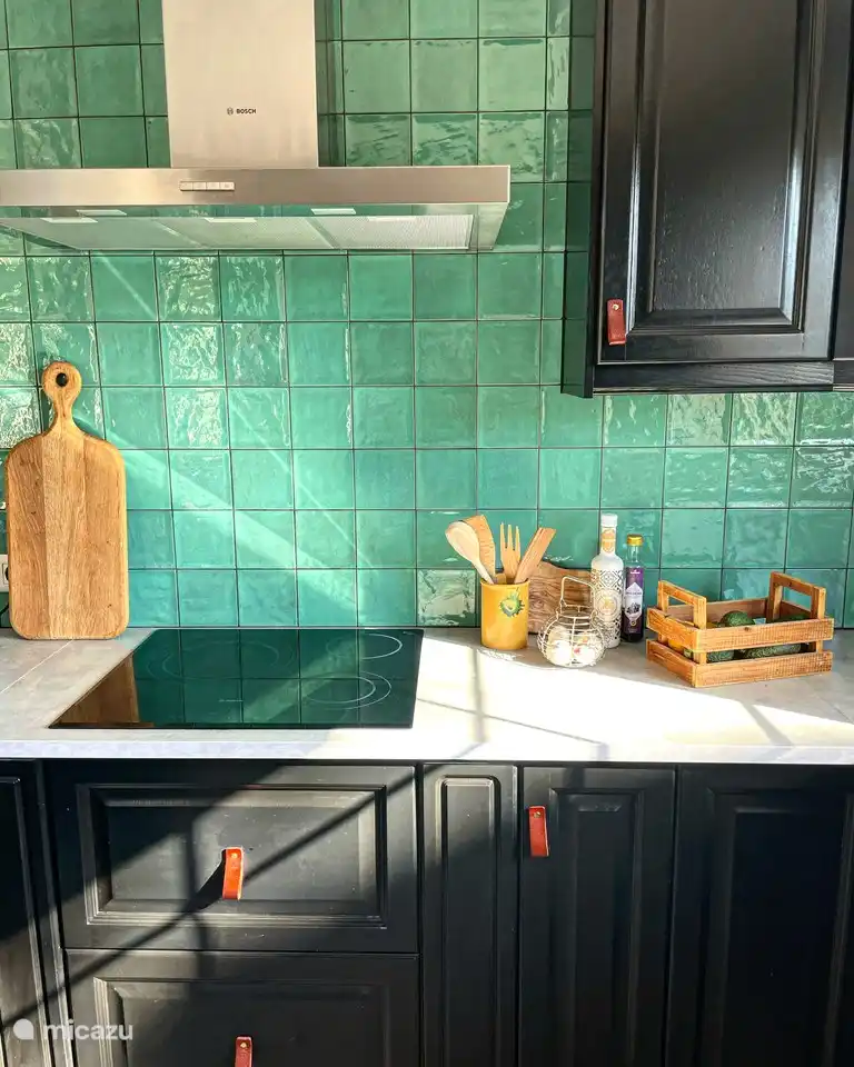 Cocinar parte de la cocina.