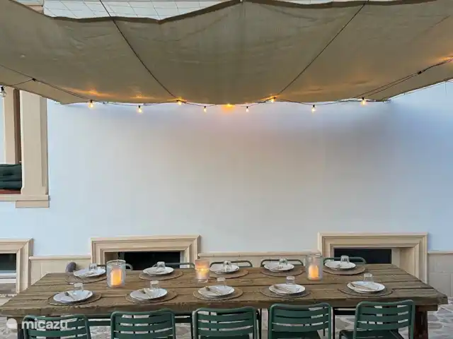 Casa Merle | Espagne, Costa Blanca, Dénia - villa table à manger extérieure au chalet BBQ