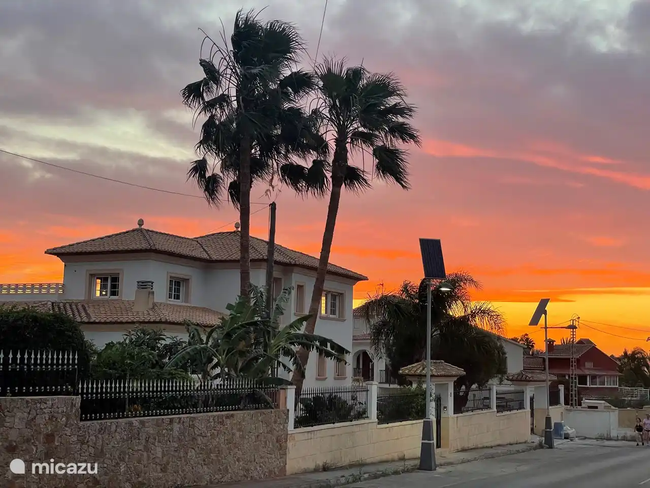 atardecer en Camino Merle