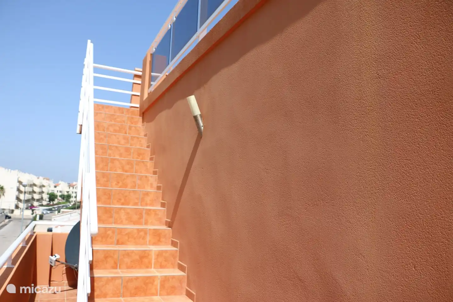 Treppe zur Dachterrasse