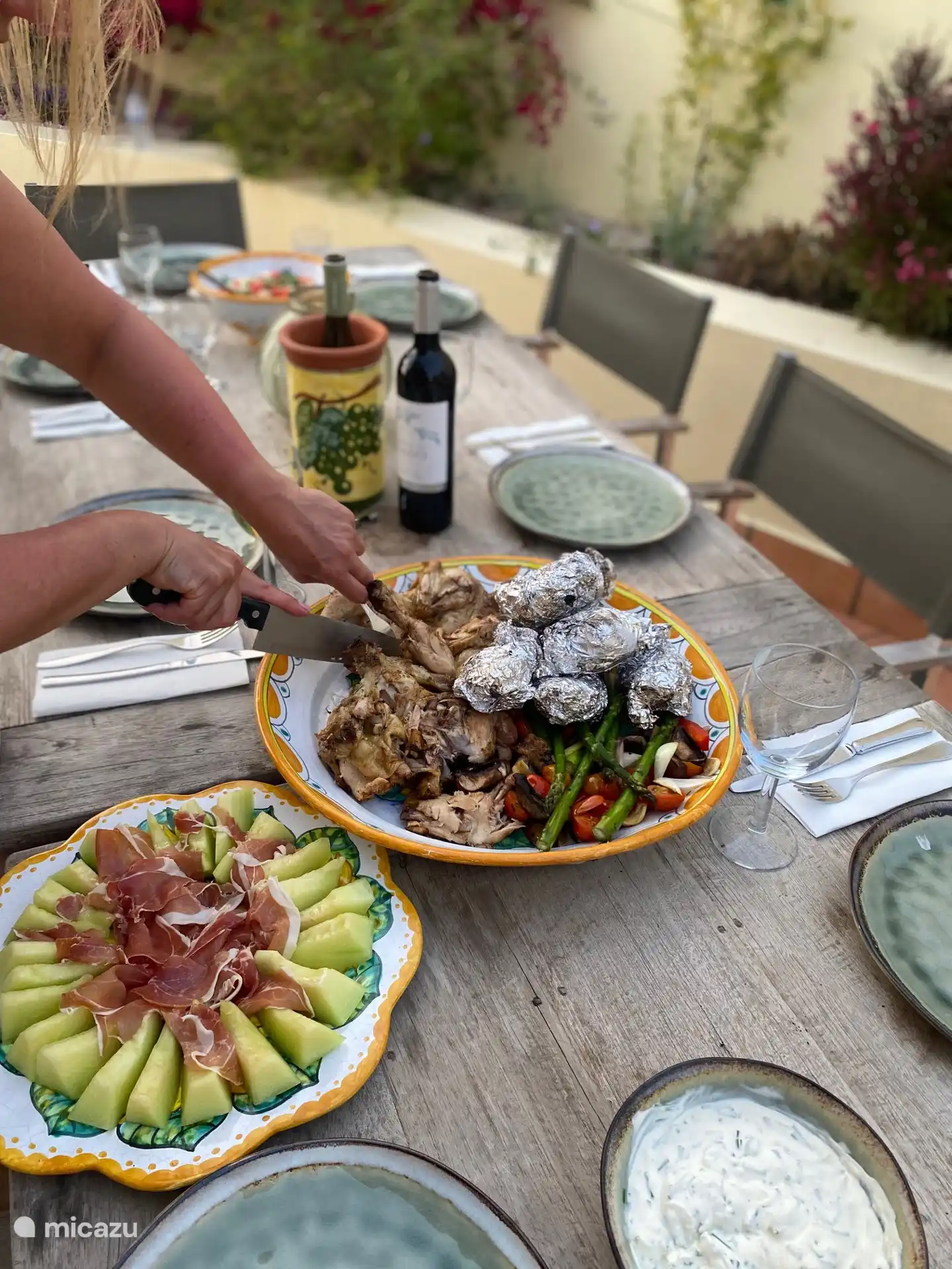 Siempre algo sabroso con 2 barbacoas diferentes