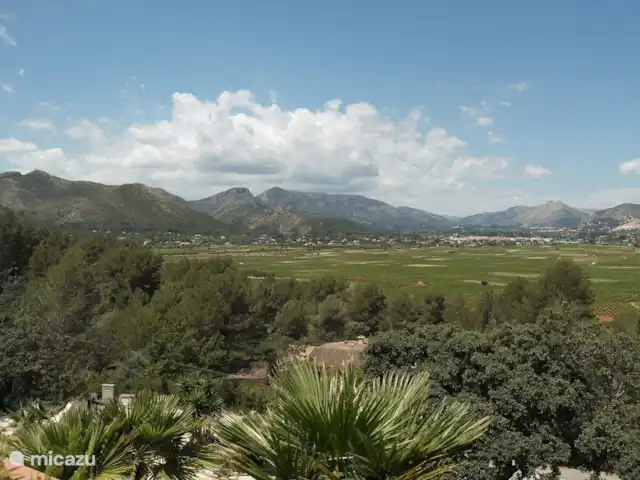 La Golondrina en España, Costa Blanca, Lliber - villa Desde nuestra villa tiene una hermosa vista sobre el valle de Jalón.