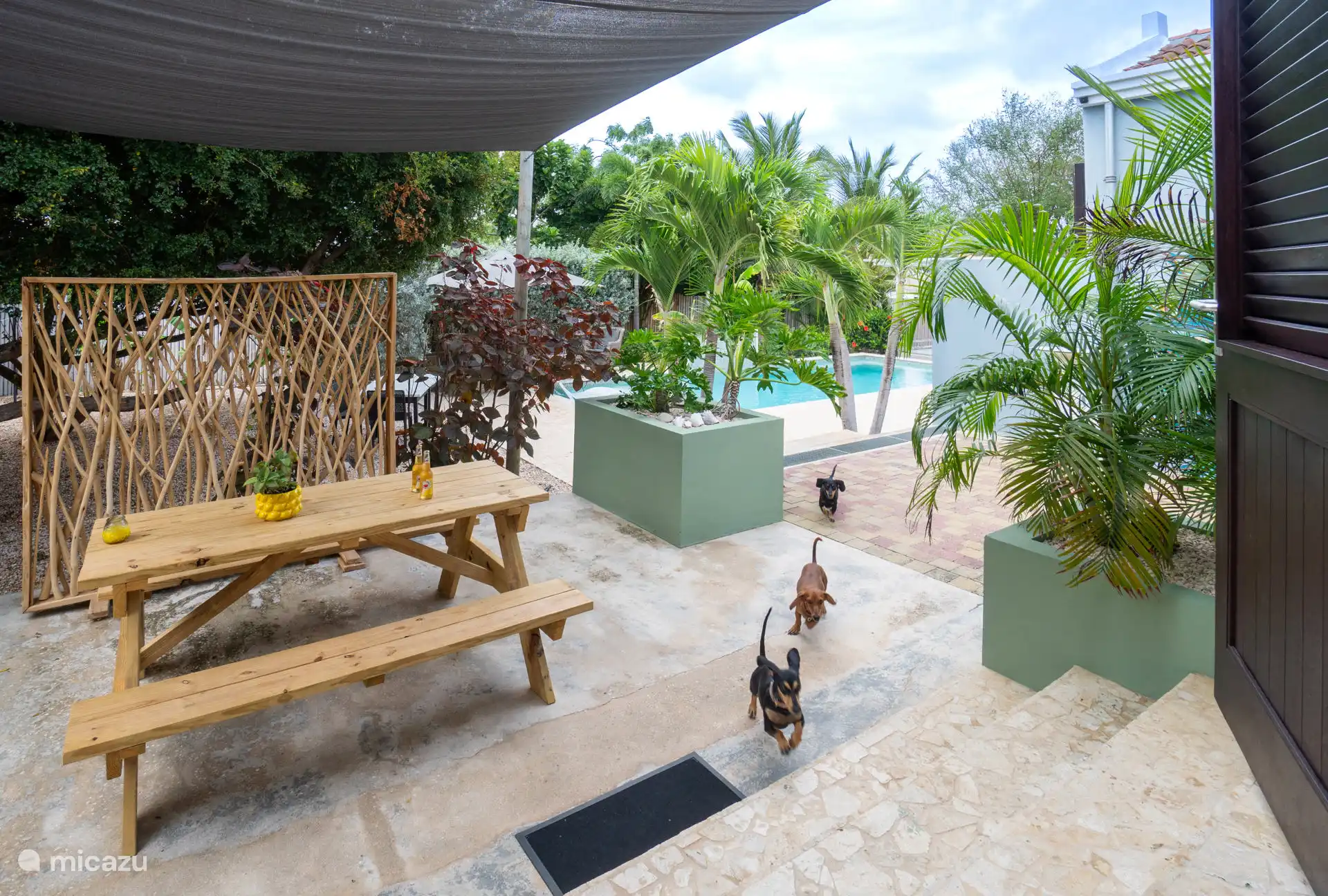 Terraza, vista desde el apartamento