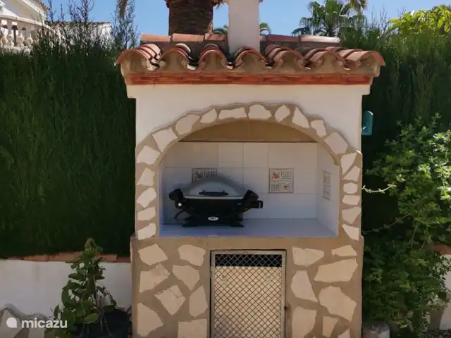 Bungalow La Casita Haya Moraira | Espagne, Costa Blanca, Moraira - bungalow le coin barbecue avec barbecue à gaz