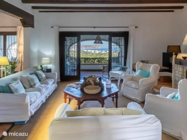 Porta Maris Javea - Luxe en zeezicht huren in Spanje, Costa Blanca, Jávea - chalet Woonkamer
