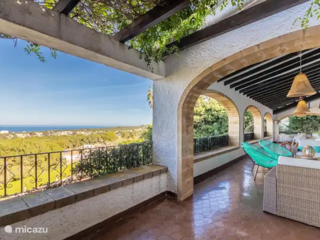 Porta Maris Javea - Luxe en zeezicht huren in Spanje, Costa Blanca, Jávea - chalet Hoofdterras