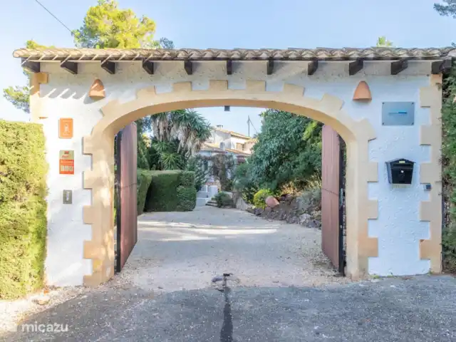 Porta Maris Javea - Luxe en zeezicht huren in Spanje, Costa Blanca, Jávea - chalet Ingang boerderij