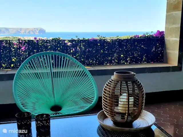 Porta Maris Javea - Luxe en zeezicht huren in Spanje, Costa Blanca, Jávea - chalet Hoofdterras