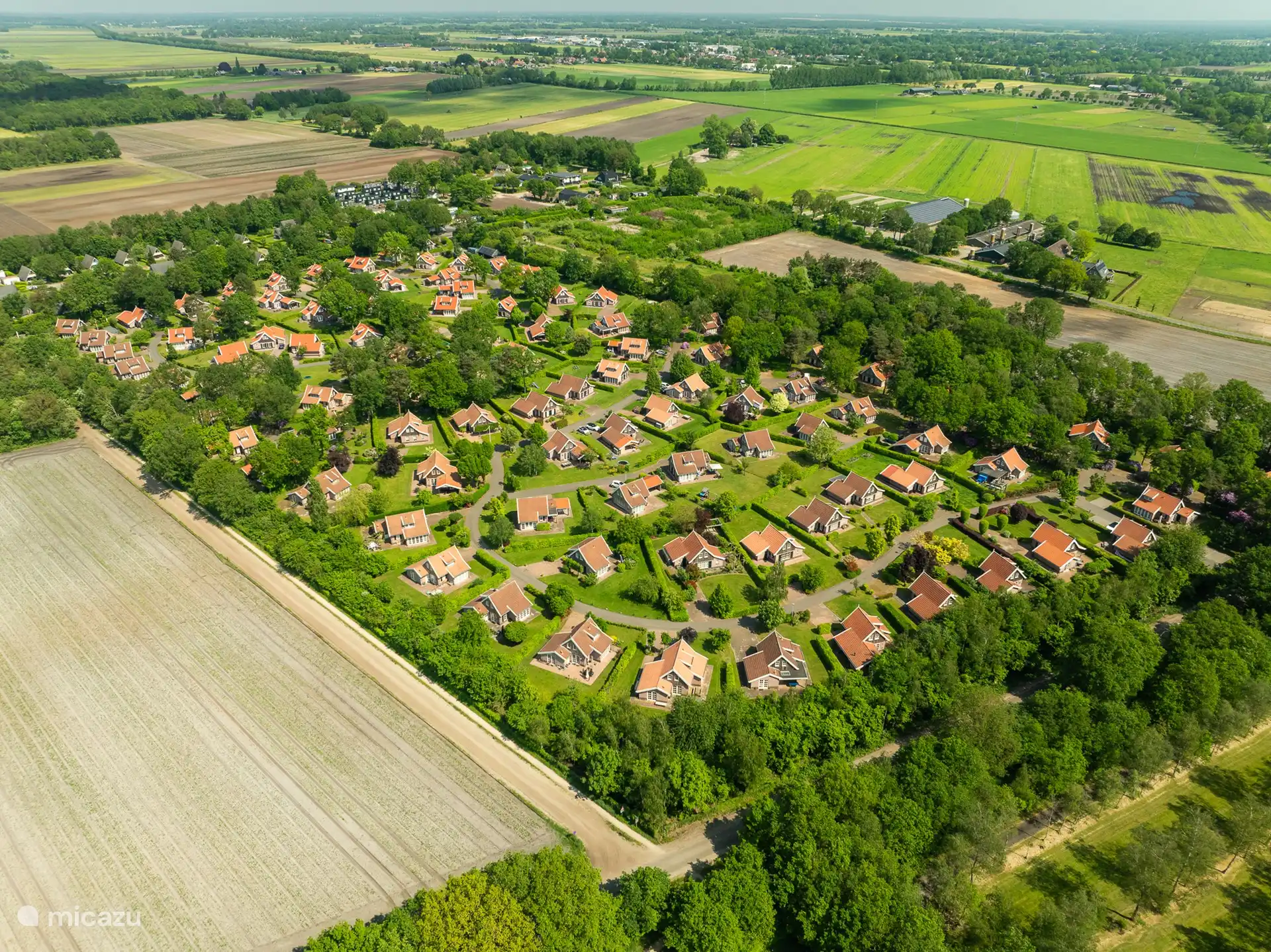 Holiday park view for recreation area het Lageveld