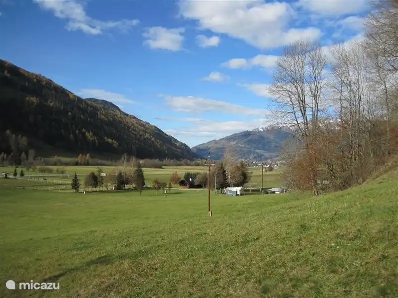 Vista desde la terraza en verano.