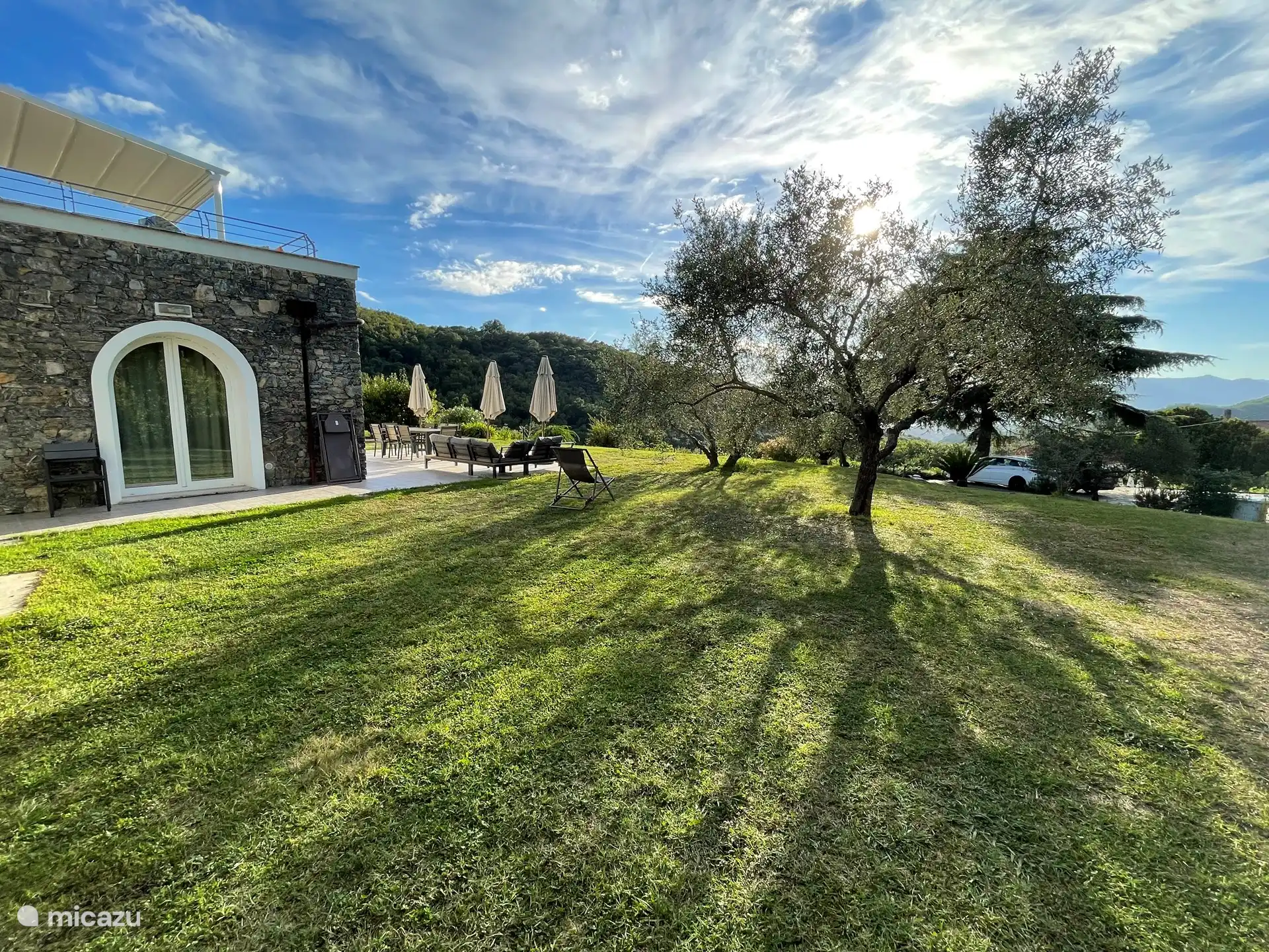 Jardín privado del apartamento