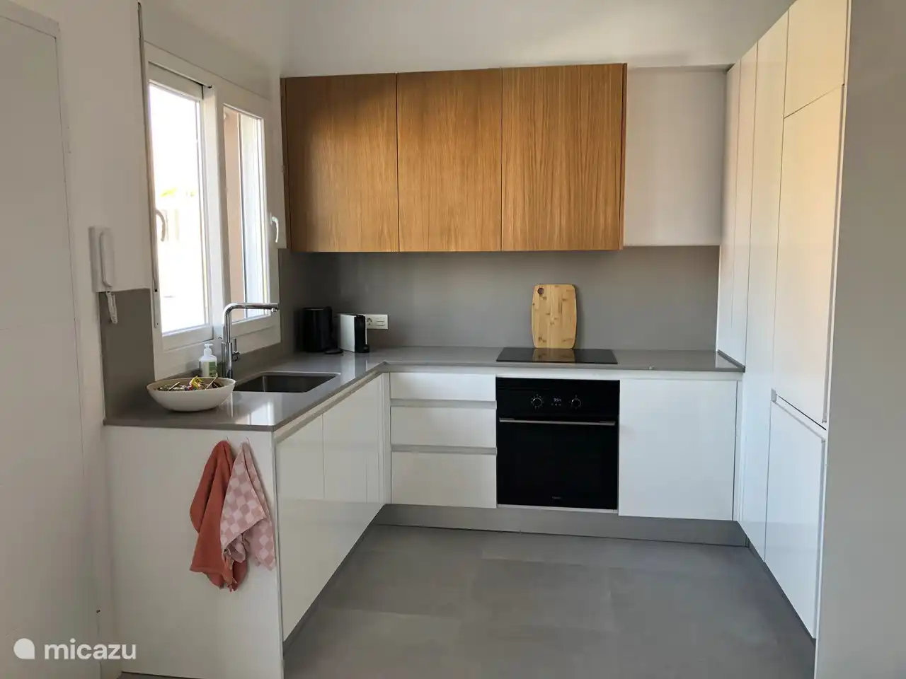 Nette keuken, alle gemakken aanwezig