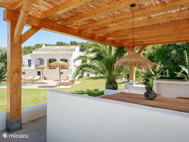 Casa Mi Media Naranja | Espagne, Costa Blanca, Jávea - villa Vue sur la piscine depuis la pergola