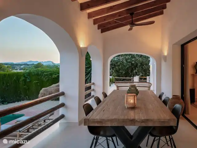 Casa Mi Media Naranja | Espagne, Costa Blanca, Jávea - villa Soirée depuis la naya/porche