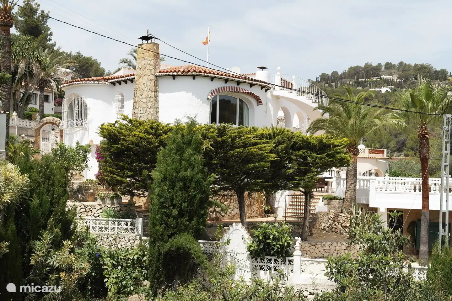 beautiful enclosed garden