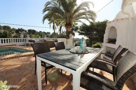 Enjoy the many seats by the pool