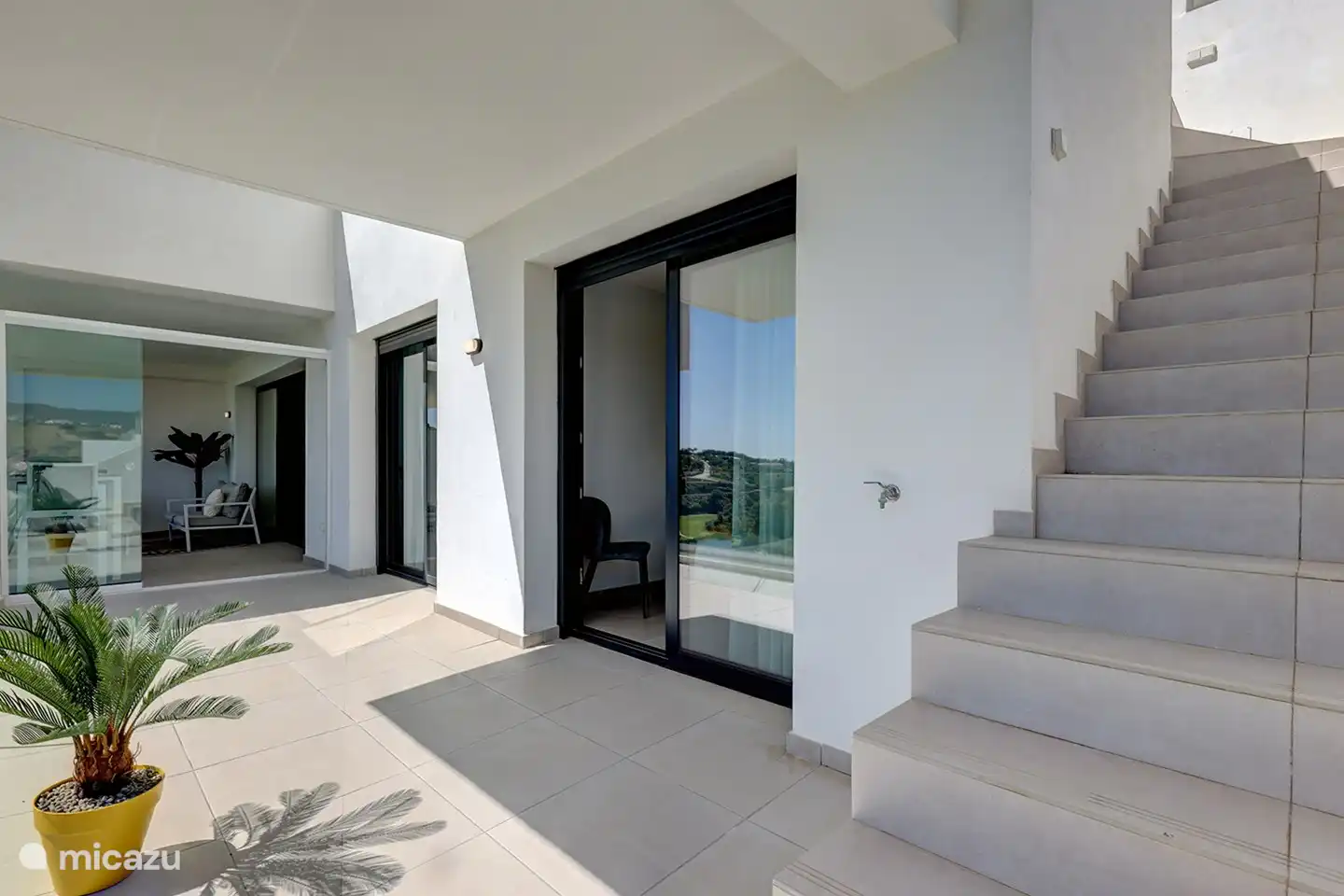 Trap naar het solarium