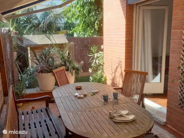 Sitges - Barcelone - maison - plage | Espagne, Barcelone, Sitges - maison de vacances Terrasse avec ombre