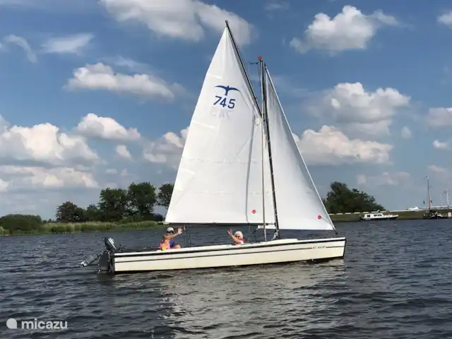 Maison de plain-pied 7-45 | Pays-Bas, Frise, Goingarijp - maison de vacances Vous pouvez également louer notre polyvalk avec moteur hors-bord au bungalow.