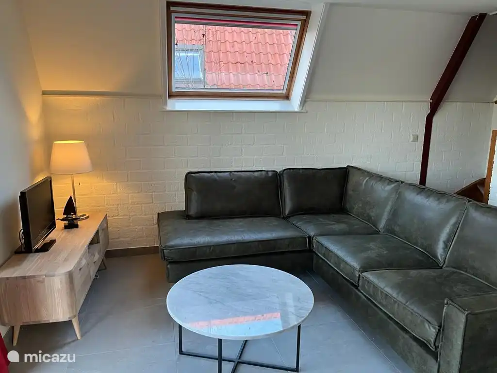 Canapé d'angle avec TV