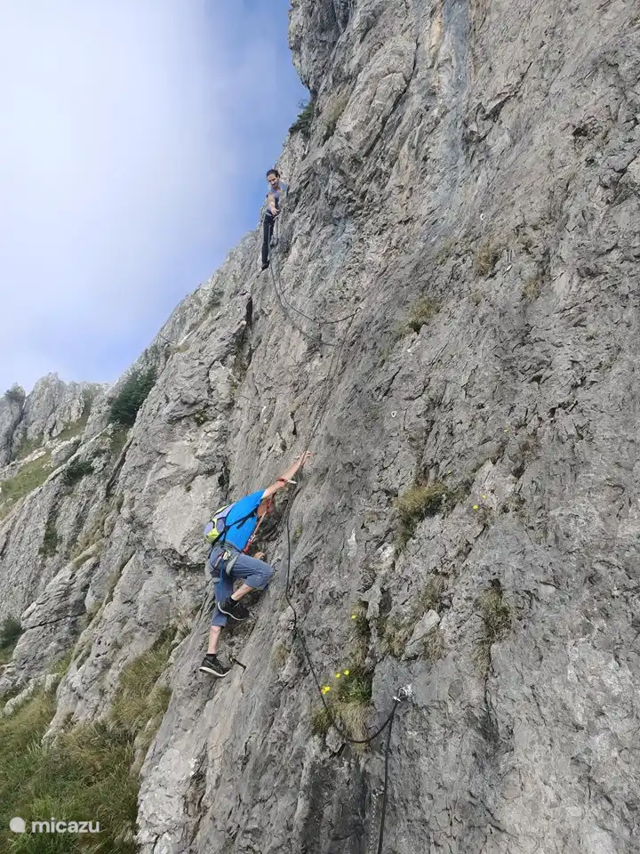 vía ferrata por encima de Menaggio