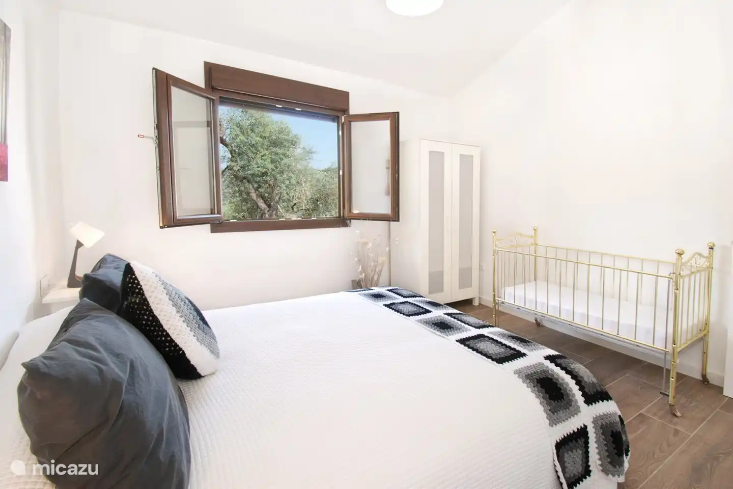 Zelfs vanuit de slaapkamers heb je een prachtig uitzicht.