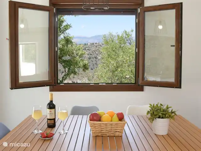 Casa Maria huren in Spanje, Costa del Sol, Comares - vakantiehuis Keueken met uitzicht.