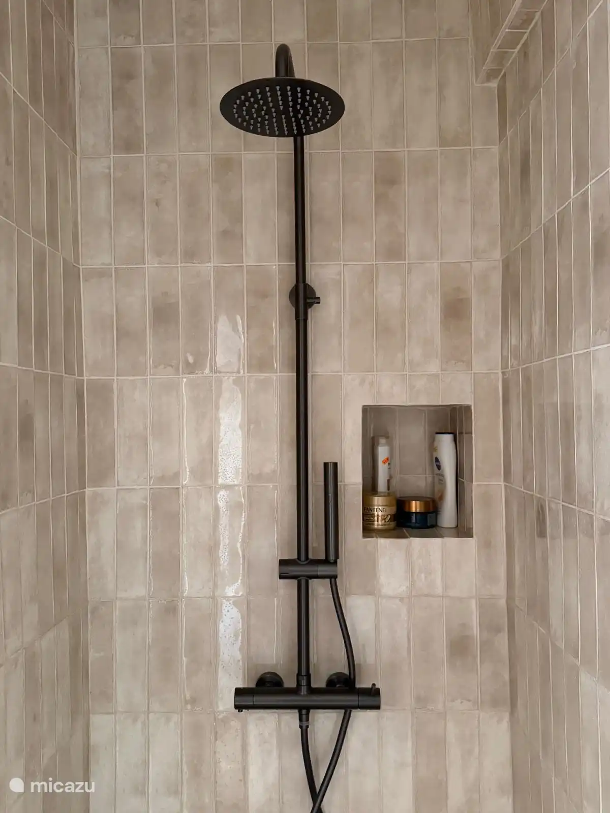Ensuite bathroom with walk-in shower and sink