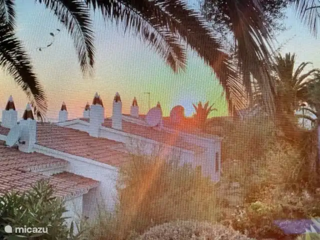 The sunset is at your doorstep and spectacular every evening. Seen from the pool in the beautiful courtyard.