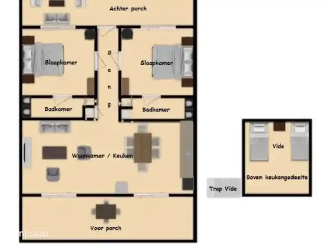 Appartement spacieux situé au centre | Curaçao, Banda Abou (ouest), Big Mountain - bungalow