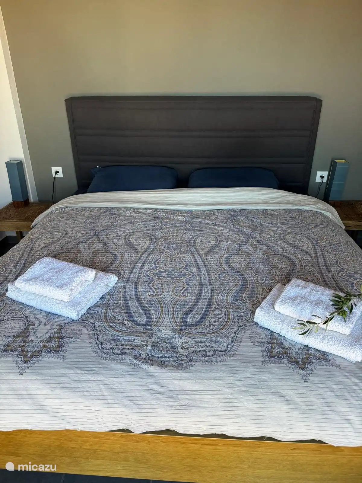 Het ruime 2 persoonsbad.