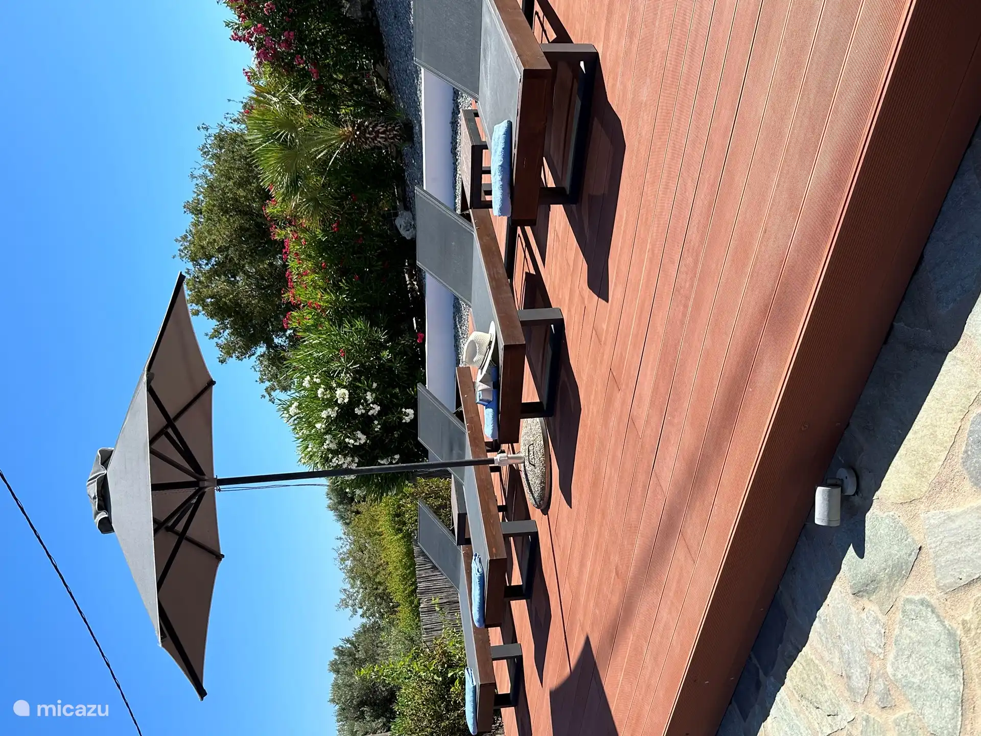 Heerlijk van de zon genieten.